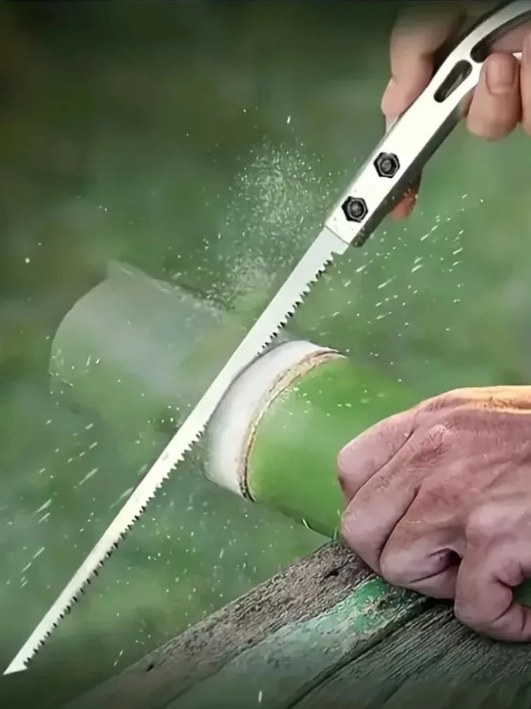 Handsäge, Gartensäge, SK5, Stahlsägewerkzeuge mit Holzgriff, Holzbearbeitungssäge, praktisch zum Biegen von Wandpaneelen