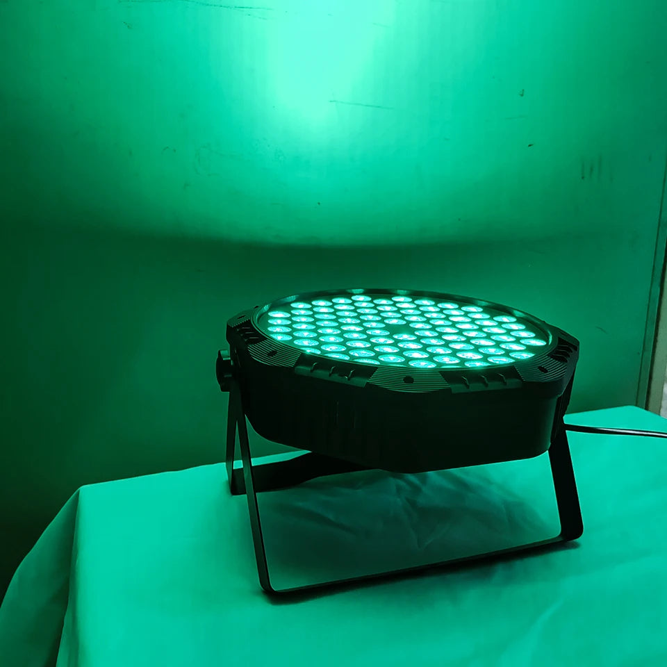 Neue 80 W Upgrade 54 Par Licht LED Bühne Party Lichter flache Par Strobe Dmx512 Steuerung RGB 3In1 Farben für DJ Disco Hochzeit Weihnachten