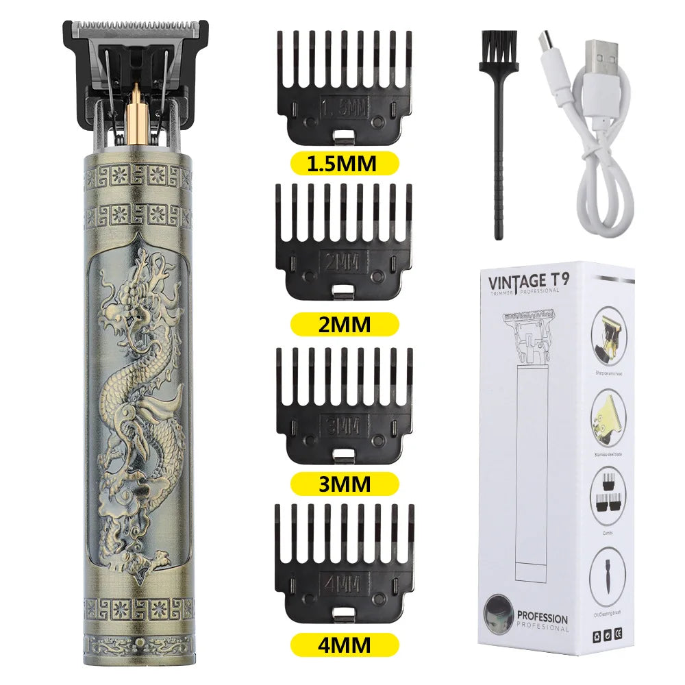 Retro T9 Original Haarschneidemaschine Set Jacken Trimmer Herren Elektrorasierer Male Lence Pro Barber Rasierer für empfindliche Bereiche