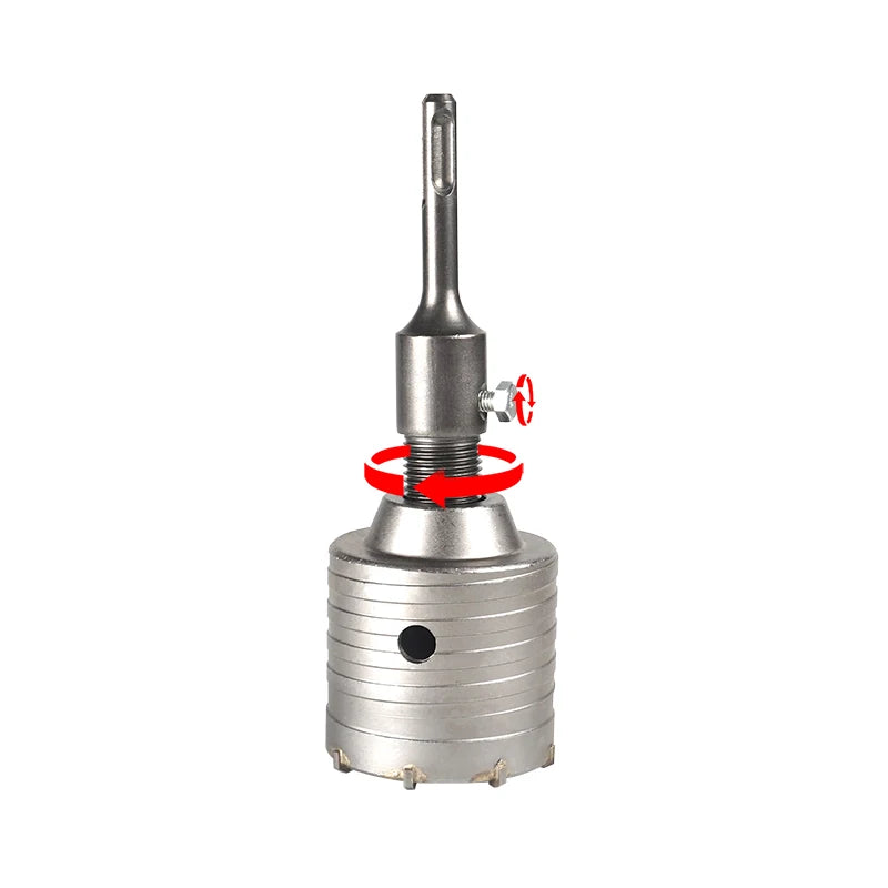 1pc SDS PLUS Beton Loch Sah 65mm Elektrische Hohl Kern Bohrer Schaft Kern Bohrer Zement Stein Wand bohren Werkzeug