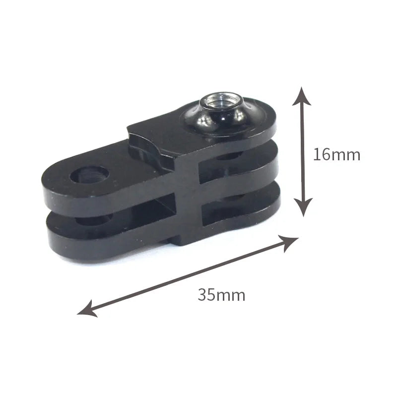 CNC-Aluminium-Drei-Wege-Schwenkarm-Montageadapter für GOPRO Hero 13 12 11 10 Session Yi SJcam EKEN Sony DJI Action Kamerastativ