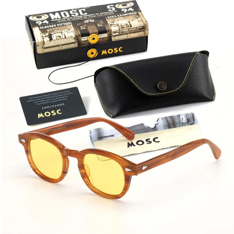 Lemtosh Sonnenbrille Mann Johnny Depp Polarisierte Sonnenbrille Frau Luxus Marke Vintage Acetat Rahmen Fahrer Schatten