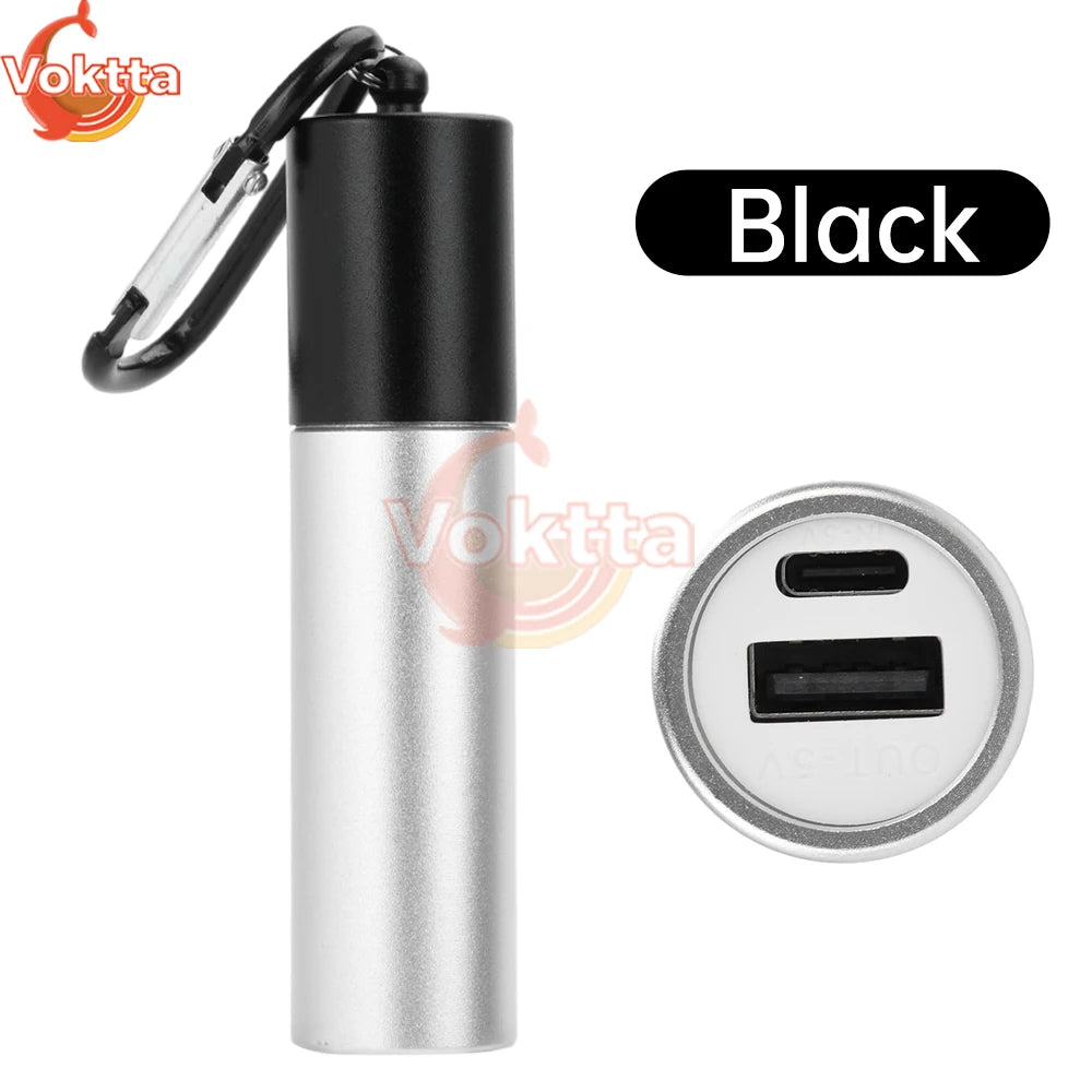 18650/21700 Batteriekasten, 5 V, 2 A, schnelles Aufladen, mobile Stromversorgungskits, Powerbank-Gehäuse, kein Löten, Typ-C-Anschluss