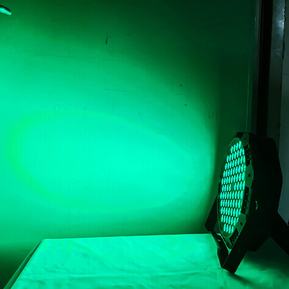 Neue 80 W Upgrade 54 Par Licht LED Bühne Party Lichter flache Par Strobe Dmx512 Steuerung RGB 3In1 Farben für DJ Disco Hochzeit Weihnachten