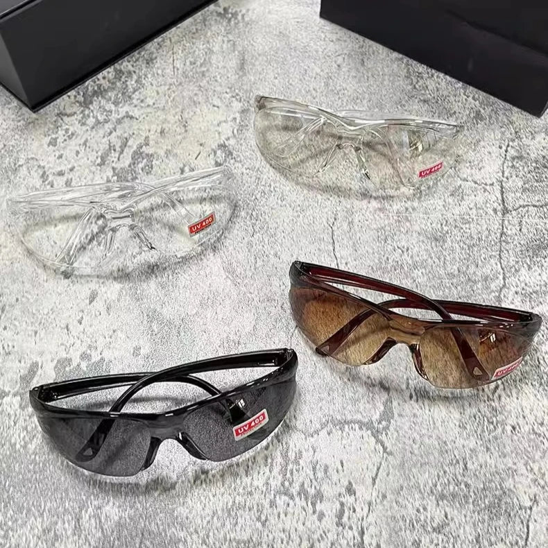 Radfahren Sonnenbrillen UV400 Brillen Sportbrille Universal Schlagfest Staubdicht Sanddicht Winddicht Schutzbrille