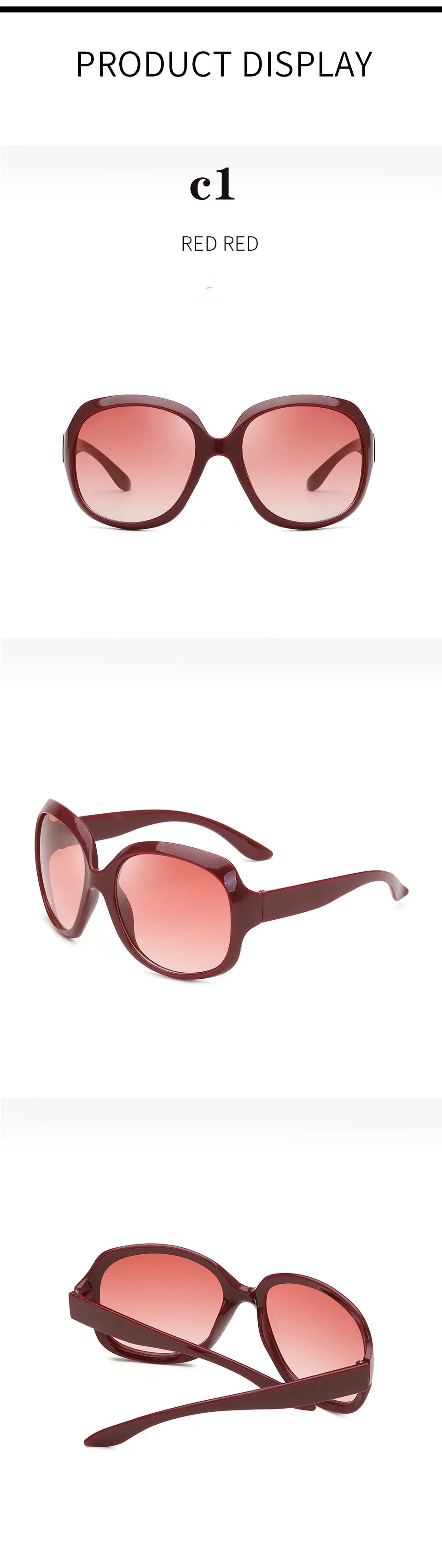 Übergroße hochwertige Sonnenbrille Frauen Luxusmarke Designer ovale Sonnenbrille Vintage Black Shades UV400 Oculos De Sol