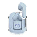 Original T2 Drahtlose Bluetooth Kopfhörer Transparent HIFI Kopfhörer LED Power Digital Display Stereo Sound Kopfhörer für Xiaomi