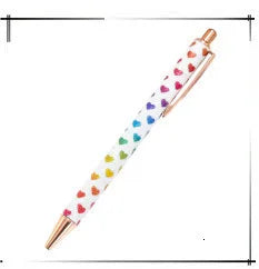 1-teiliger Lytwtw's Candy Color INS rotierender Perlen-Metall-Kugelschreiber für Schule und Büro, Schreibwaren, Geschenk