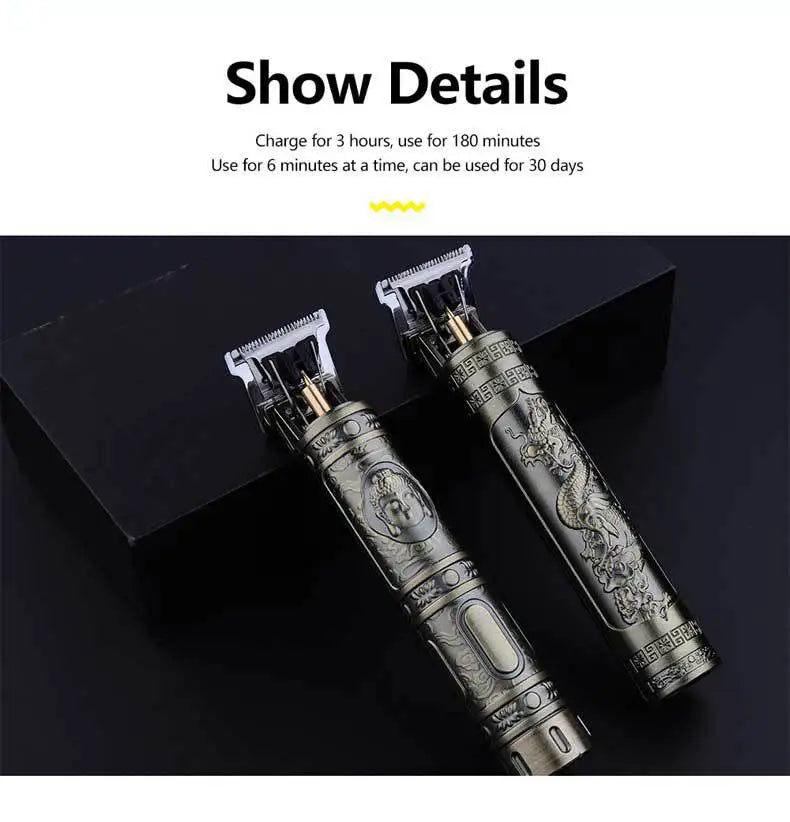 Retro T9 Original Haarschneidemaschine Set Jacken Trimmer Herren Elektrorasierer Male Lence Pro Barber Rasierer für empfindliche Bereiche