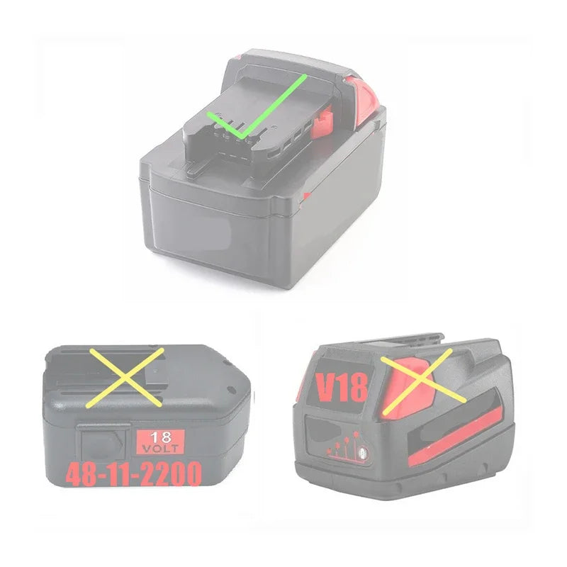 Bat618 Adapter Konverter Für Bosch 18V Batterie Für Makita Für Milwaukee Für Dewalt Für Hitachi Für Metabo Für AEG RIDGID maschine
