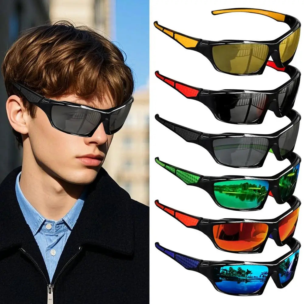 Angel-Sonnenbrille für Herren, UV-Sonnenbrille, polarisierte Brille für Herren, bequeme, leichte Sportbrille zum Fahren