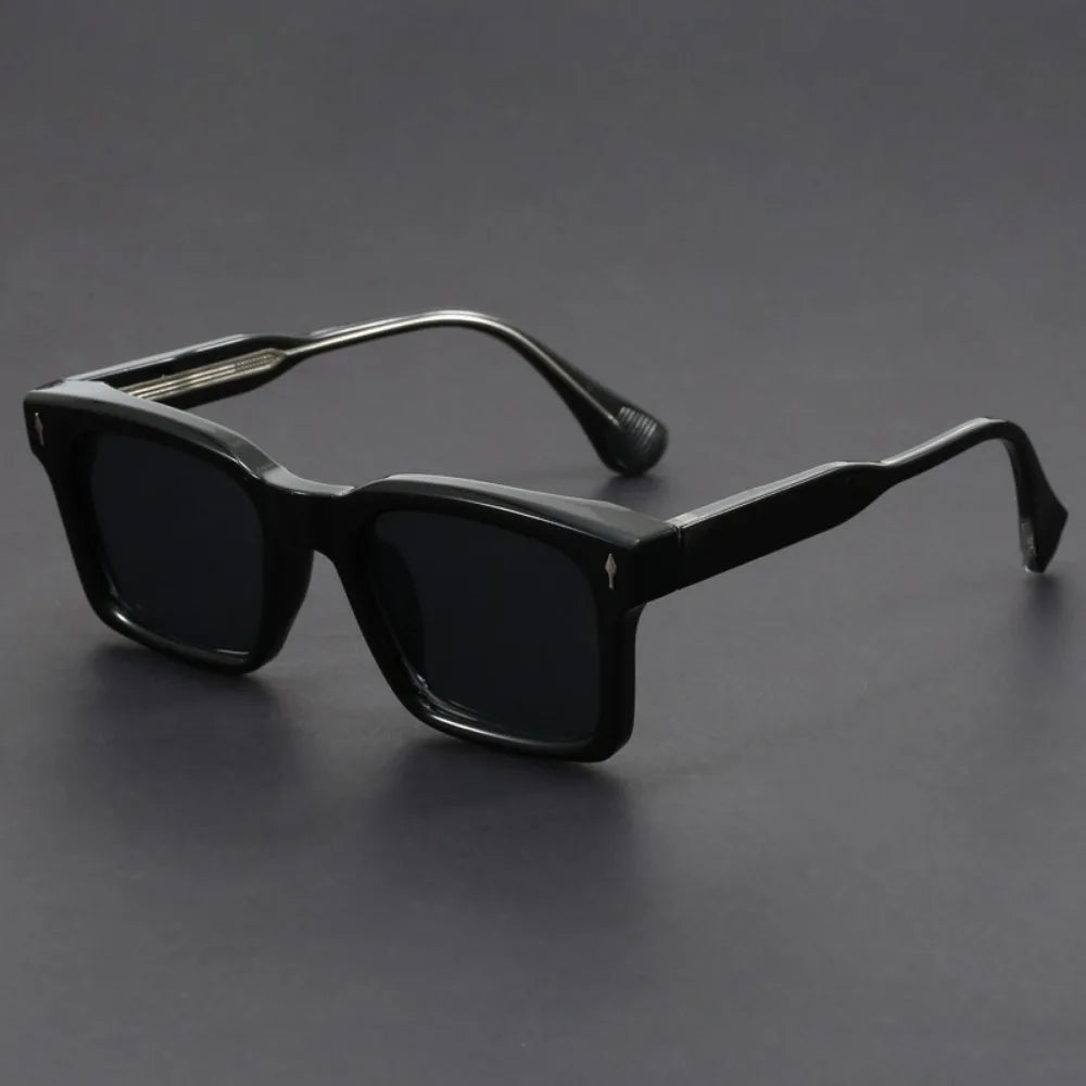Sonnenbrille Mann Polarisierte Sonnenbrille Frau Luxus Marke Vintage Acetat Rahmen Grün Fahrer Brille