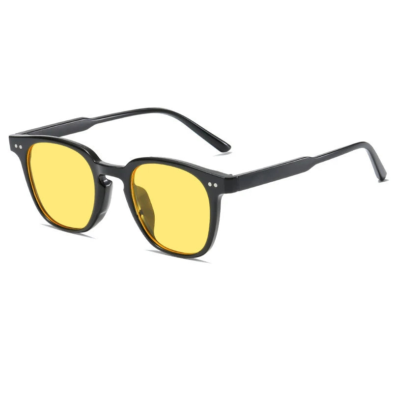 Neue Vintage Quadratische Sonnenbrille für Damen und Herren Luxusmarke Kleine Runde Sonnenbrillen Kleine Brillen für Männer und Frauen
