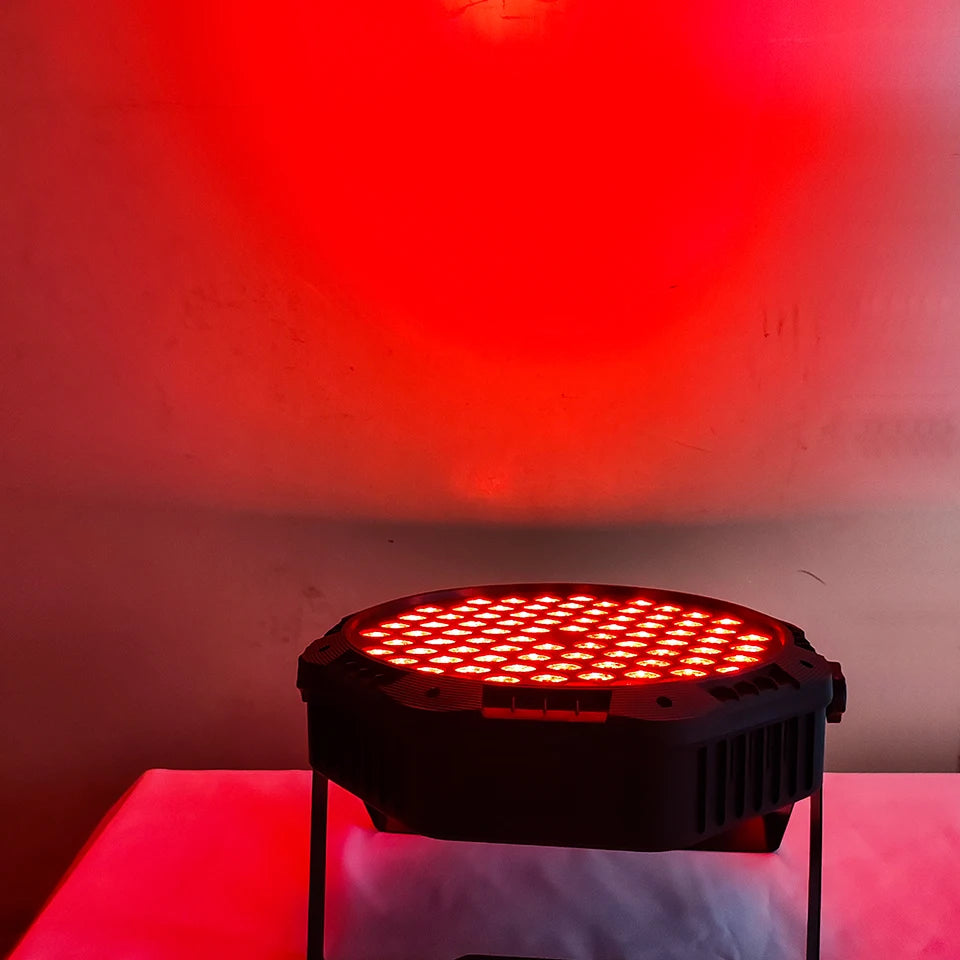 Neue 80 W Upgrade 54 Par Licht LED Bühne Party Lichter flache Par Strobe Dmx512 Steuerung RGB 3In1 Farben für DJ Disco Hochzeit Weihnachten