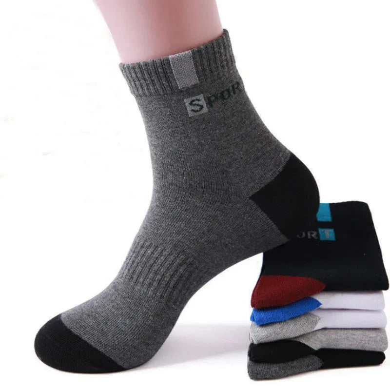 10/5/3pairs Atmungsaktive Con Sport Strümpfe Männer Bambus Faser Herbst und Winter Männer Socken Schweiß Absorption Deodorant business Sox