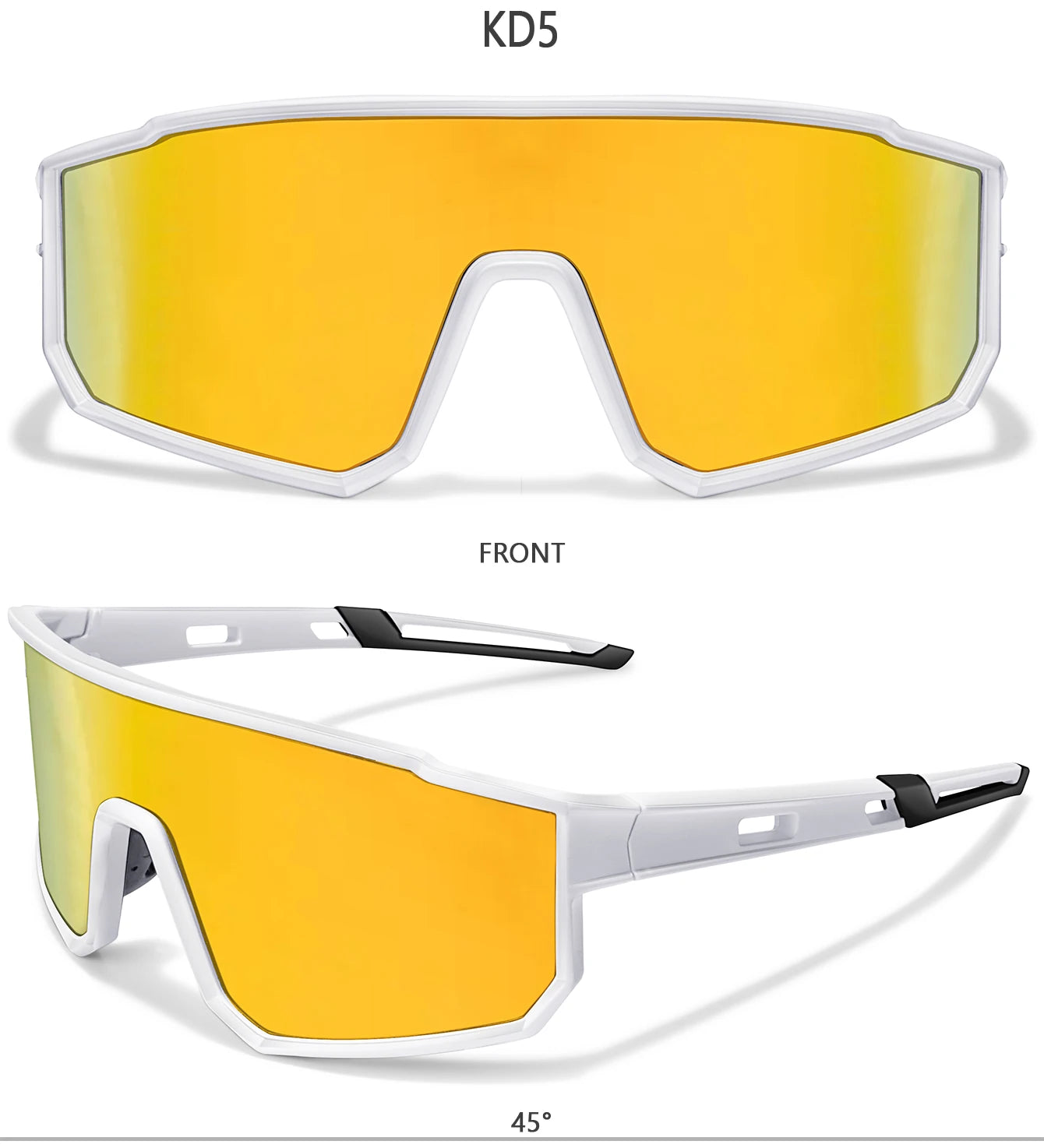 Trendige Angel-Sonnenbrille für Damen und Herren, lässige, winddichte Brille mit UV-Schutz für Outdoor-Sportarten, Laufen, Radfahren