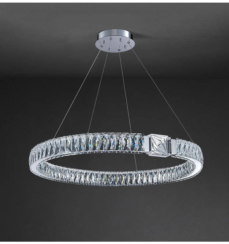 Moderne Luxus LED Kristall Kronleuchter Home Villa Beleuchtung Wohnzimmer Esszimmer Dekoration Decke Pendel leuchten Innen leuchten