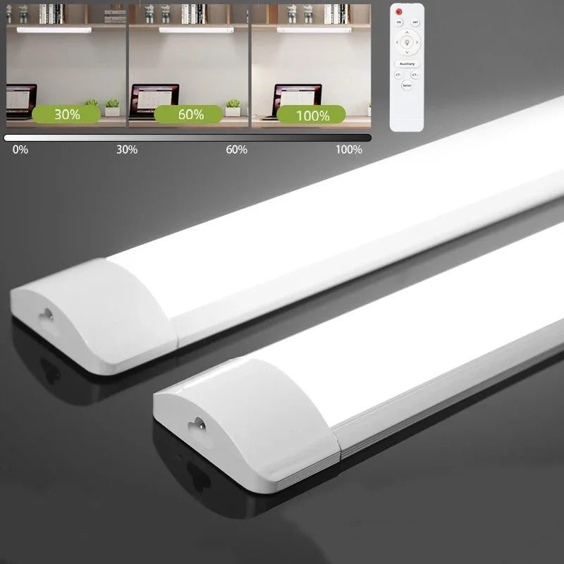 Fernbedienung LED Schrank Lampen Dimmbare Küche Schrank Lampe LED Anschließbare Rohr Licht Bar Für Home Schlafzimmer Kleiderschrank Beleuchtung