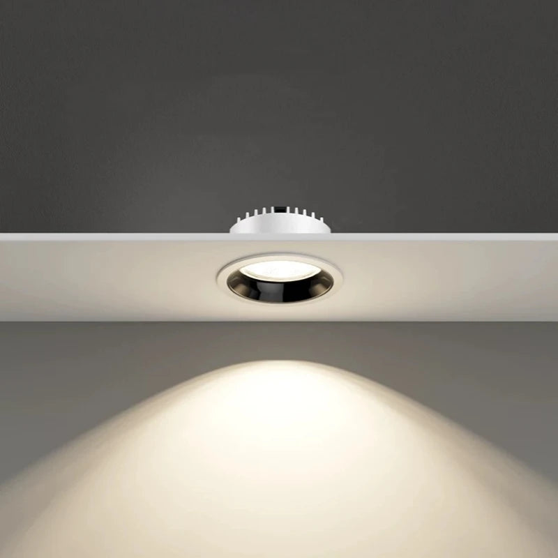 Einbau-Blendschutz-LED-SMD-Downlight, 7 W, 9 W, dimmbar, 85–265 V, Deckenleuchte, Strahler, 12 W, 18 W, für Zuhause, Wohnzimmer, Schlafzimmer