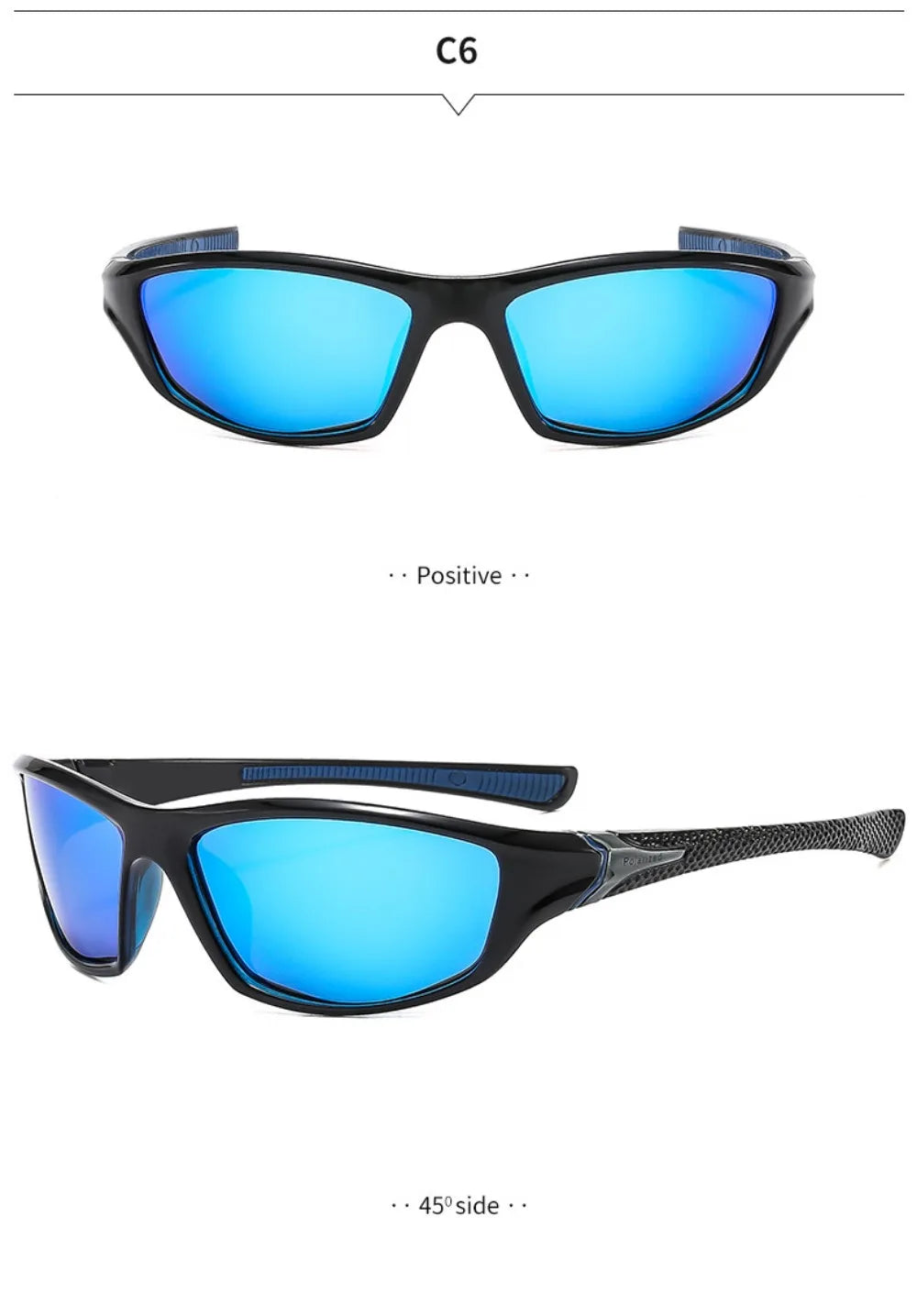 Mode Sport Polarisierte Sonnenbrille Männer Frauen Angeln Wandern Laufen Radfahren Bergsteigen Sport Mann Sonnenbrille UV400 Brillen