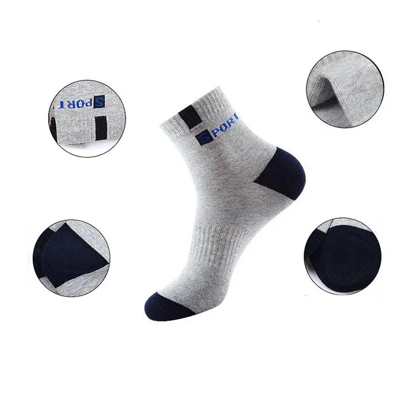 10/5/3pairs Atmungsaktive Con Sport Strümpfe Männer Bambus Faser Herbst und Winter Männer Socken Schweiß Absorption Deodorant business Sox