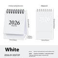 【MAX-55】Mini-Tischkalender 2026, kleiner Stand-Flip-Wochenkalender, kreativer Spulenkalender, Planer für die tägliche Zeitplanplanung