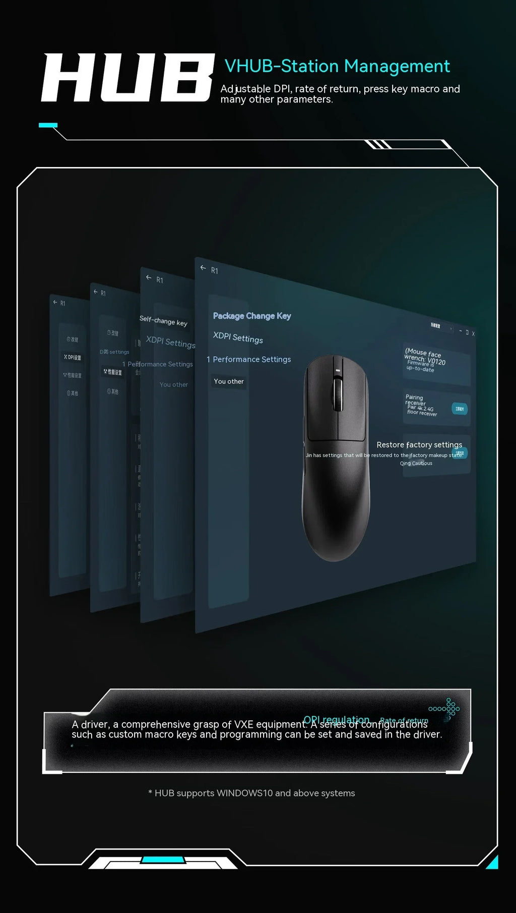ATK Vxe Dragonfly R1 Maus Schwarz Weiß R1 Se Pro Maus 4K Empfänger Leichte PC Drahtlose Bluetooth Spiel E-sport Zubehör
