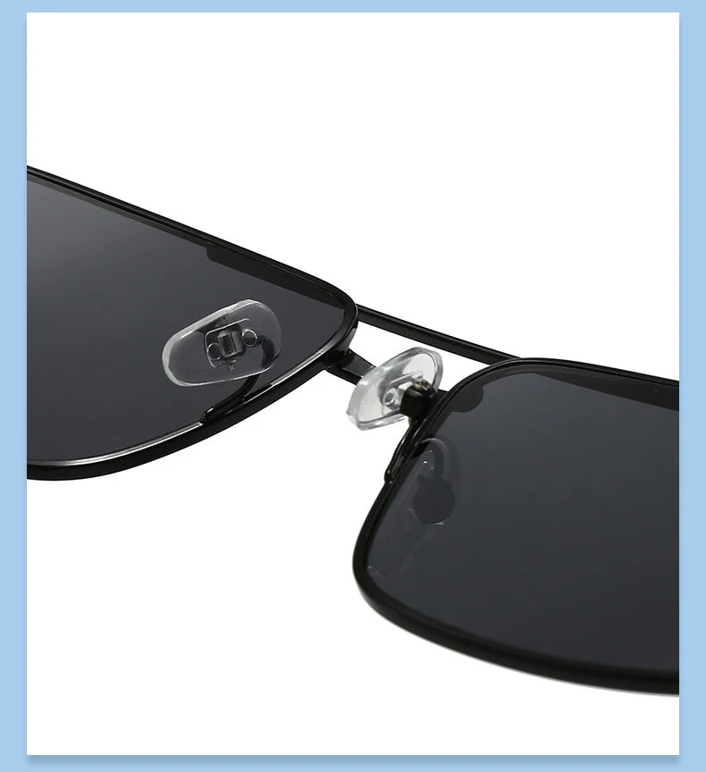 Quadratische Sonnenbrille für Männer und Frauen, modisch, klassisch, Retro, Vintage, Trenddesign, braune Gläser, UV400-Sonnenbrille, männliche und weibliche Brillen, 2026