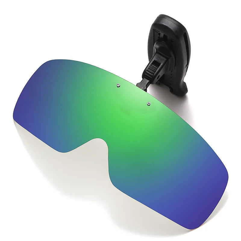 SU01 Angel-Sonnenbrille mit Kappenclip, UV-beständig, polarisiert, für Wein, Gelb, Grau, Schwarz, Dunkelgrüner Kaffee, speziell für die Trugbrille