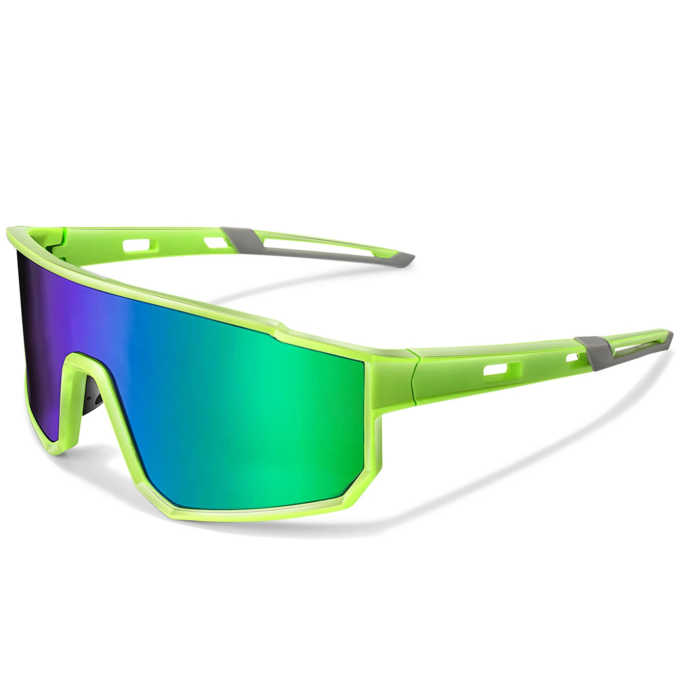 Trendige Angel-Sonnenbrille für Damen und Herren, lässige, winddichte Brille mit UV-Schutz für Outdoor-Sportarten, Laufen, Radfahren