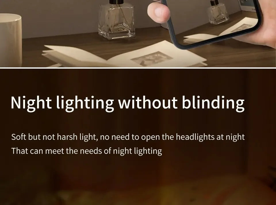 LED-Unterschrankleuchten mit Bewegungsmelder, Nachtlicht, wiederaufladbar, kabellose USB-Lampe für Treppen, Schrank, Küche, Schlafzimmer, Flur