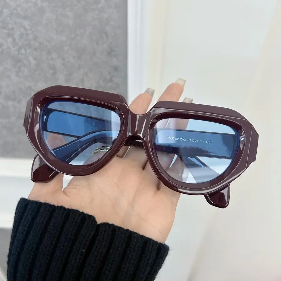 Casual Vintage Quadratische Sonnenbrille Für Frauen Männer Klassische Marke Retro Runde Sonnenbrille Unisex Oculos