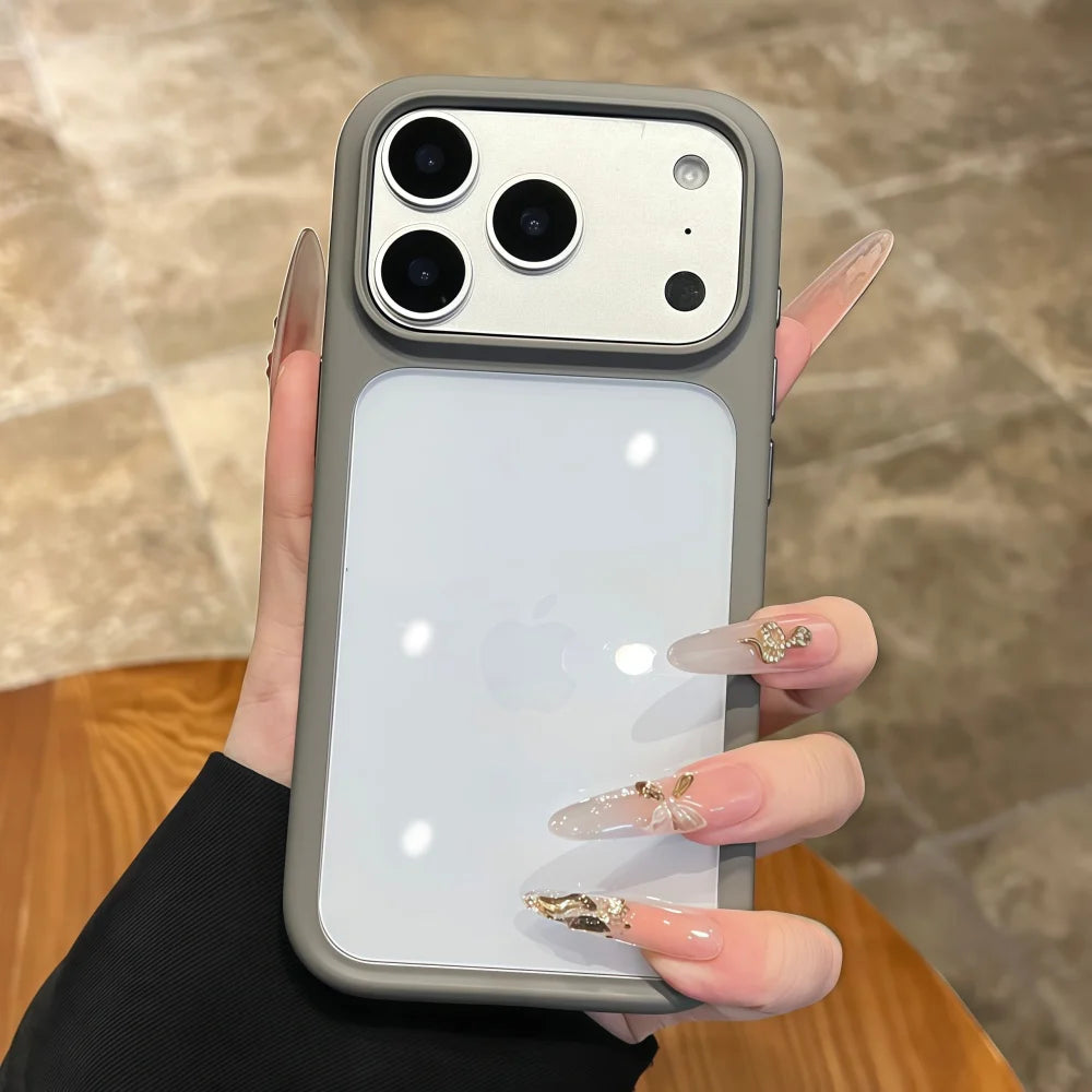 Intelligente Kamera-Touch-Taste, kristallklare Handyhülle für iPhone 17 Pro Max 17 Pro 17 Air, transparente, stoßfeste Abdeckung