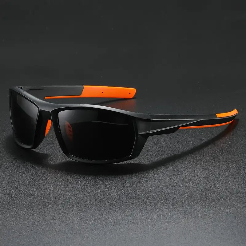 Neue Sonnenbrille für Männer Sport Polarisierte Quadratischen Rahmen Camouflage Sonnenbrille Fahren Angeln Radfahren Skifahren Sonne Brillen UV400