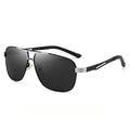 1PC Top Aluminium Magnesium Platz Polarisierte Photochrome Sonnenbrille Männer Sonnenbrille Sicherheit Fahren Oculos De Sol Masculino