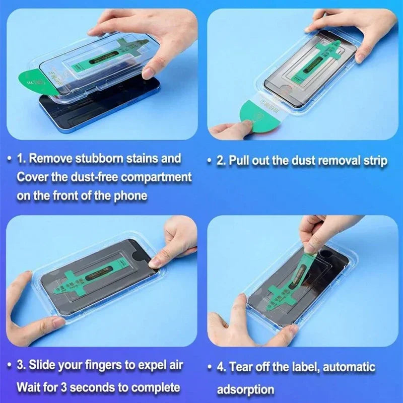 3 Stück oleophobe staubfreie einfache Installation matte Sichtschutz-Displayschutzfolie für iPhone 16 15 11 12 13 14 Pro Max Plus XS 17 Glas