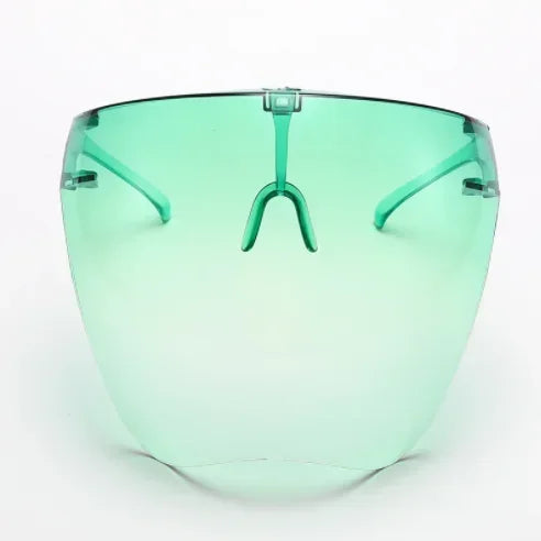 Vollgesichts-Sonnenbrille, Maske für Damen und Herren, schützende Gesichtsschutzbrille, bedeckte kugelförmige Linse, Anti-Spray-Fahrrad-Sonnenbrille