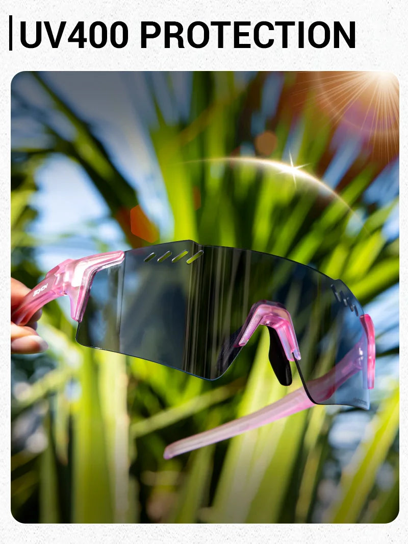 SCVCN Photochrome fahrrad Radfahren brille UV400 Fahrrad reiten Brillen Sport MTB Outdoor Sport Golf Camping Fahren Okulare