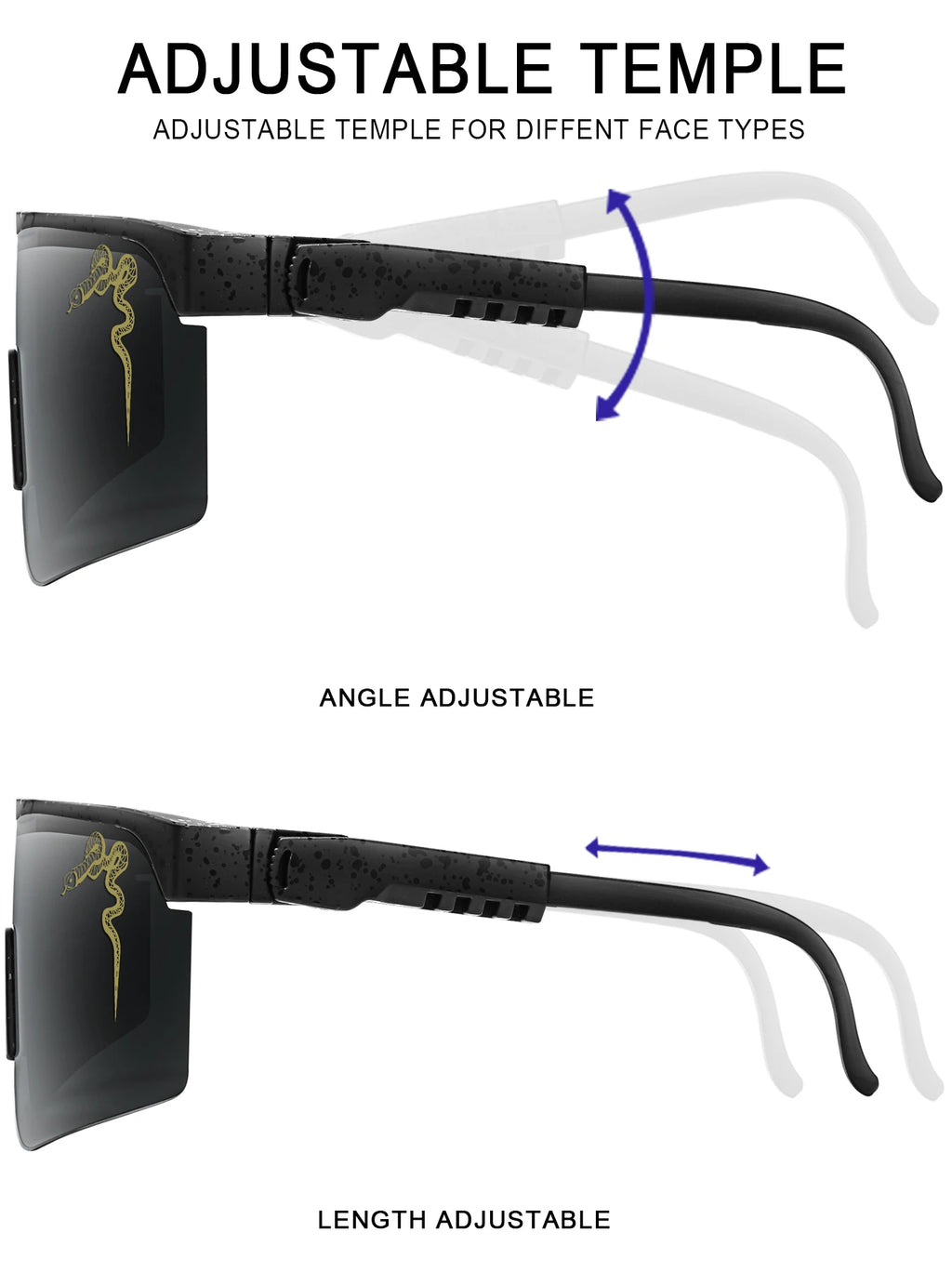 Herren Damen Radsport-Sonnenbrille Große Linse Winddicht UV400 Schutzbrille Outdoor-Sport Laufen Klettern Fahrrad MTB Brille