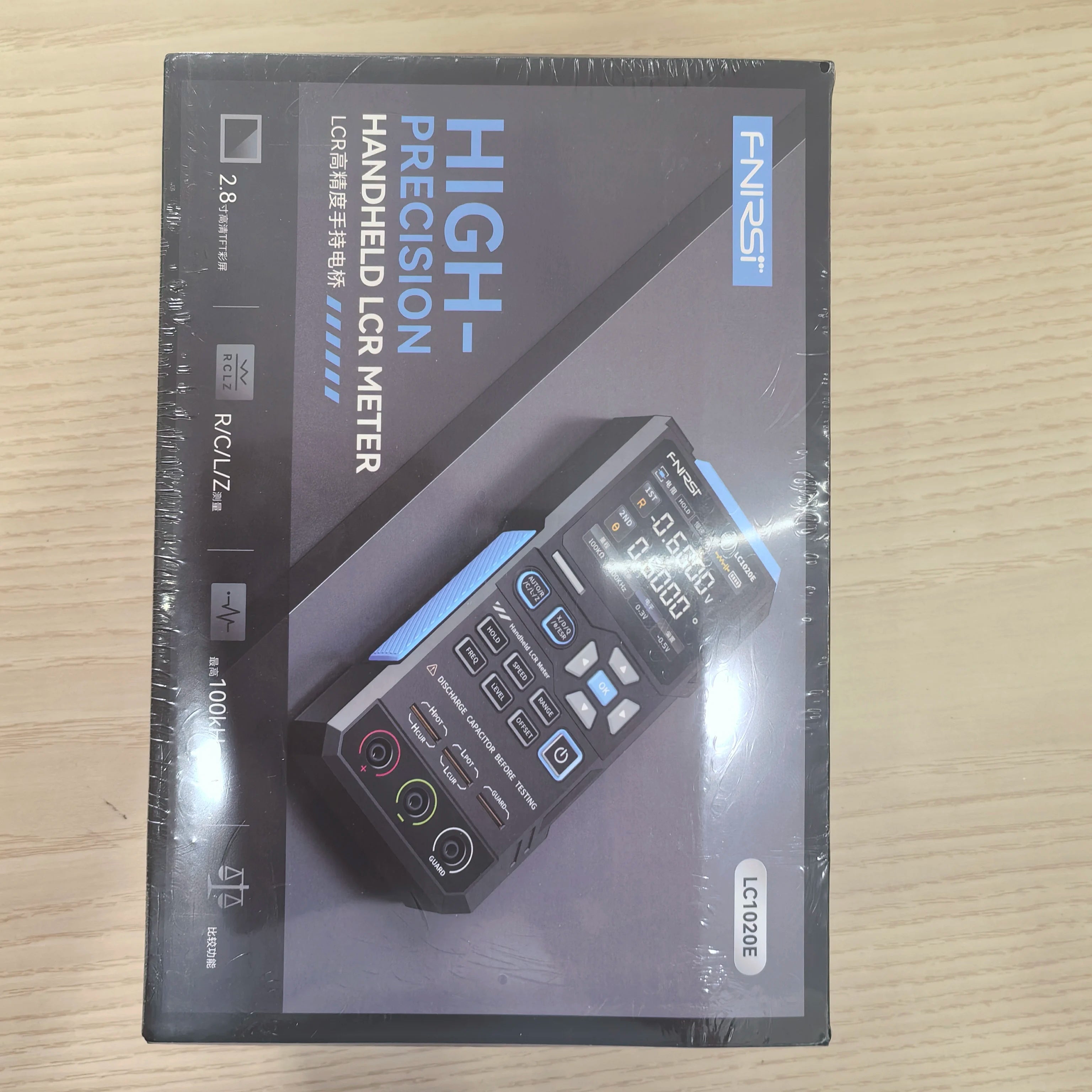 FNIRSI LCR Tester Multimeter Widerstand Induktivität LC1020E Digital Bridge Handheld Praktische Tester Kapazität Kalibrierung
