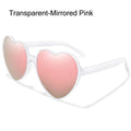 Herz Sonnenbrille für Frauen Männer Randlose Gradienten Sonnenbrille UV400 Weibliche Sommer Shades Luxus Marke Design Damen Brillen 2025