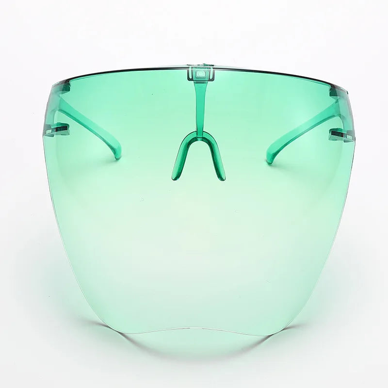 Vollgesichts-Sonnenbrille, Maske für Damen und Herren, schützende Gesichtsschutzbrille, bedeckte kugelförmige Linse, Anti-Spray-Fahrrad-Sonnenbrille