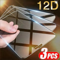 3 Stück gehärtetes Glas für iPhone 14 13 12 11 15 Pro Max Mini Displayschutzfolie für iPhone 17 XR XS MAX 7 8 Plus 16 Schutzglas