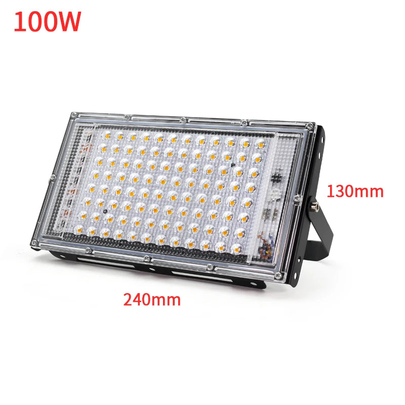 LED Flutlicht 50W 100W 150W IP65 Wasserdicht 220V 240V Outdoor Flutlicht Scheinwerfer LED Reflektor straße Lampe Garten Beleuchtung