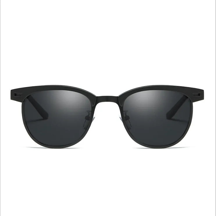 Polarisierende Sonnenbrille Männer Kleine Runde Rahmen Retro Flow Sonnenschutz UV Gläser Sport Outdoor Reise Brillen T248