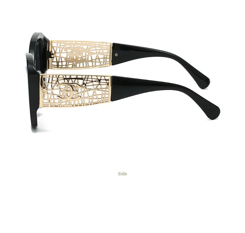 Vintage Luxus Designer Quadrat Sonnenbrille Für Frauen Männer Mode Übergroßen Retro Sonnenbrille Im Freien Fahren Retro Schatten UV400