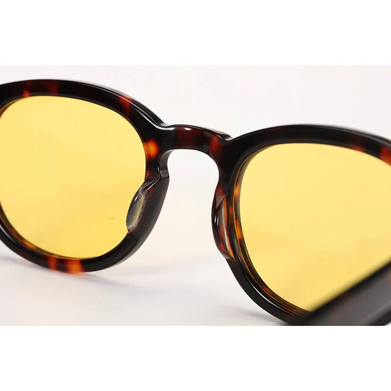 Lemtosh Sonnenbrille Mann Johnny Depp Polarisierte Sonnenbrille Frau Luxus Marke Vintage Acetat Rahmen Fahrer Schatten