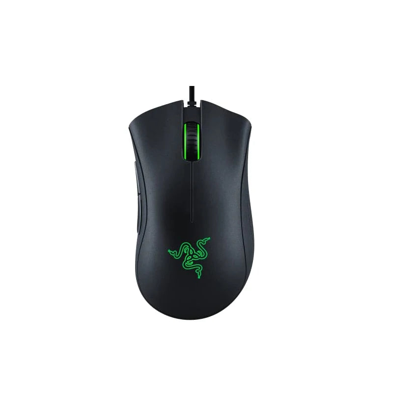 Razer DeathAdder Essential Gaming-Maus, 6400 DPI, optischer Sensor, 5 programmierbare Tasten – mechanische Schalter, seitliche Griffe aus Gummi