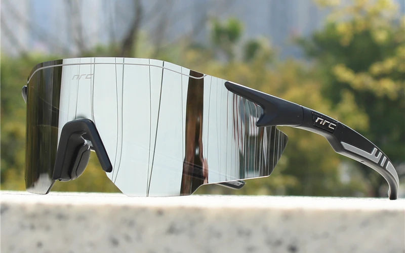 NRC Radfahren Sonnenbrille 1 objektiv UV400 TR90 Sport Fahrrad Brille MTB Mountainbike Angeln Wandern Reiten Brillen für Männer Frauen