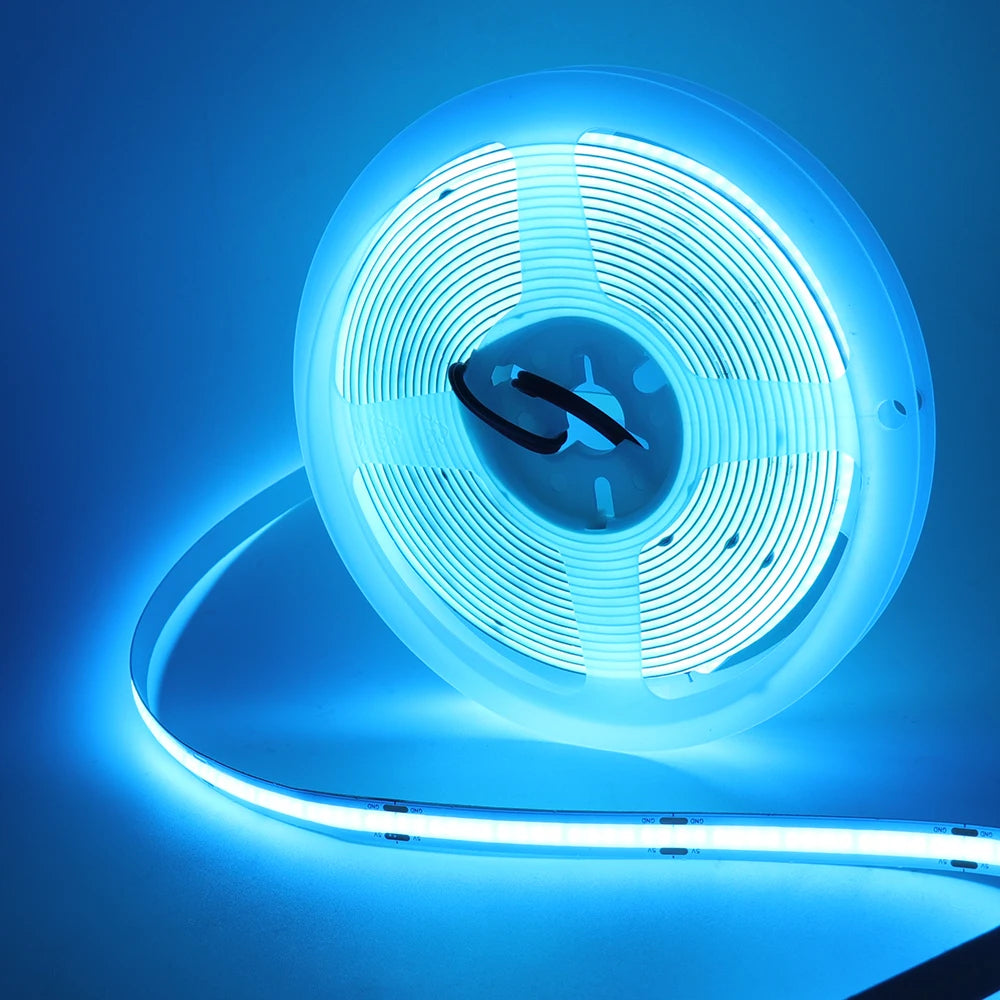 Neue 5V LED COB Licht Streifen Dimmbar Mit Touch Sensor/EIN OFF Schalter USB Flexible LED Band Weihnachten TV Hintergrundbeleuchtung Klebeband